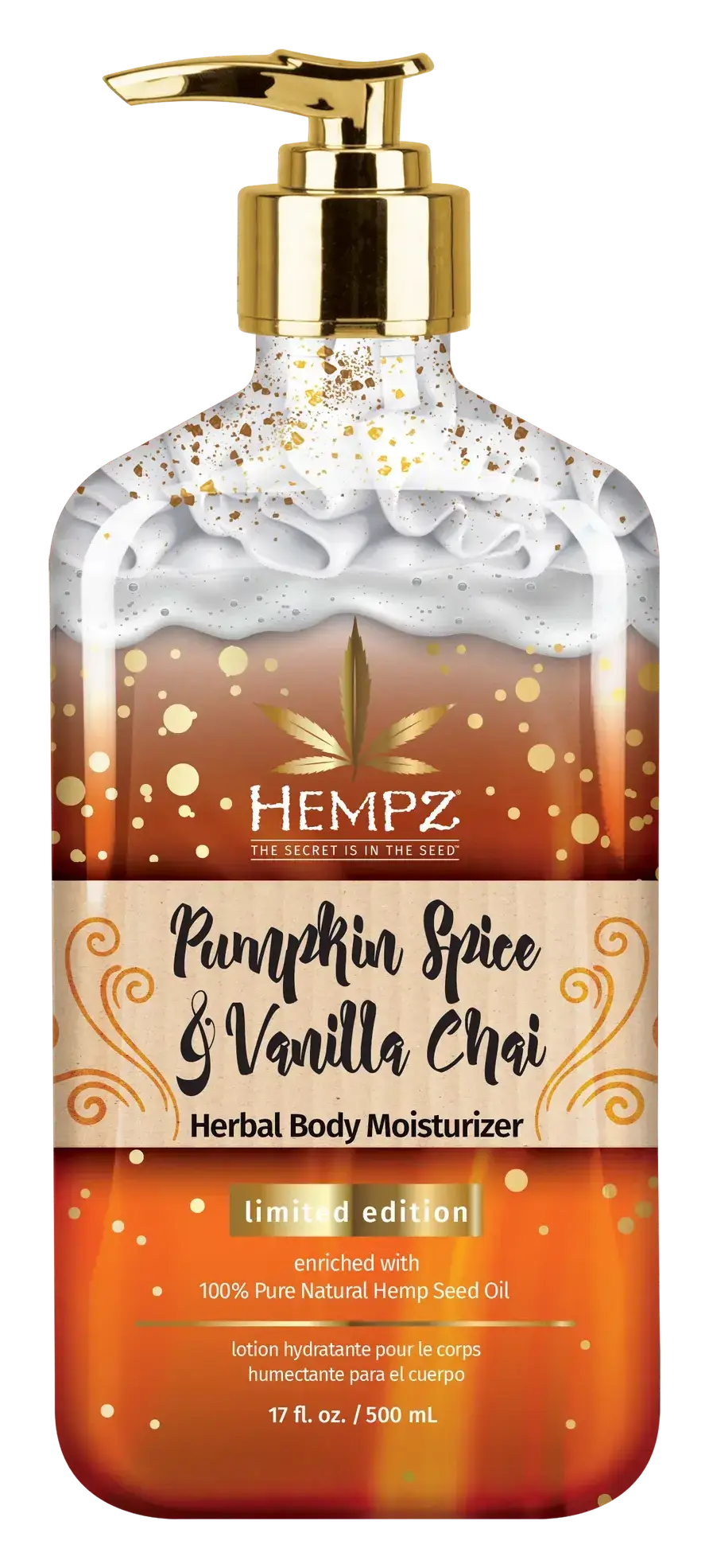 Hempz Pumpkin Spice & Vanilla Chai Herbal Body Moisturizer