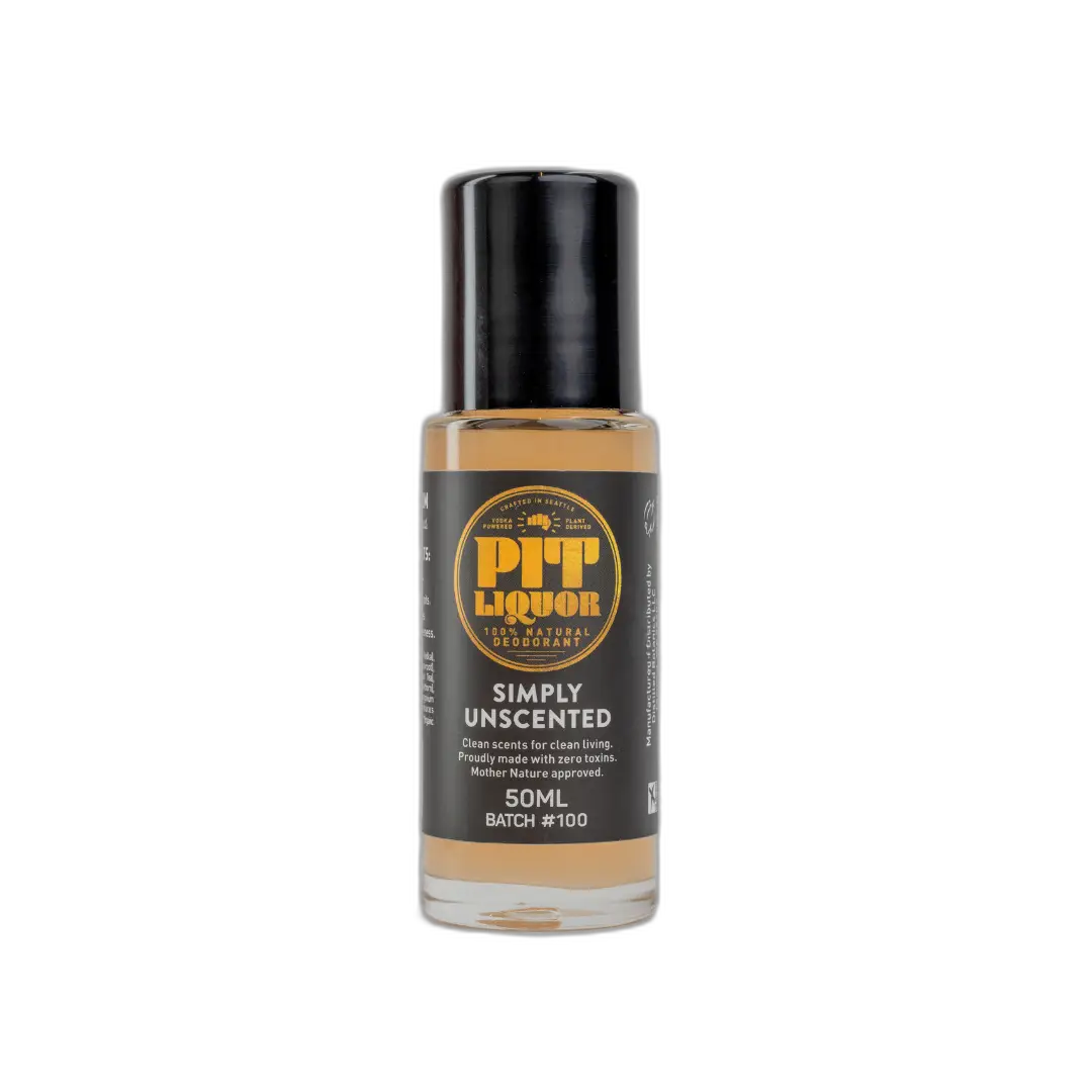 Pit Liquor Natural Deodorant Roll-On Simply Unscented