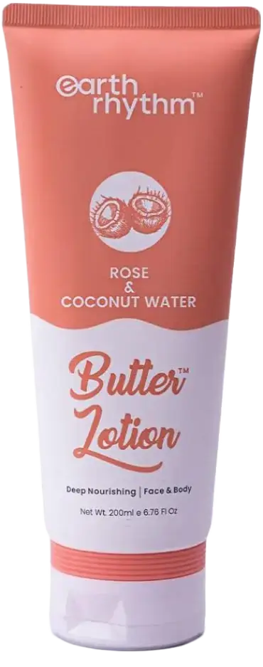 Earth Rhythm Butter Lotion Rose & Coconut Water