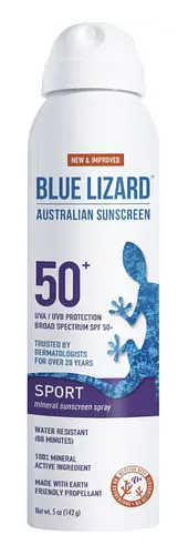 Blue Lizard Sport Mineral Sunscreen Spray SPF 50+