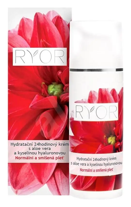 Ryor Hydratační 24 Hod Krém S Aloe Vera A Kyselinou Hyaluronovou