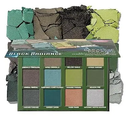 Black Radiance Brilliant Effects Eyeshadow Palette Paradise