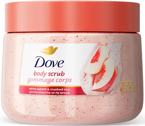 Dove Body Scrub White Peach & Crushed Rice
