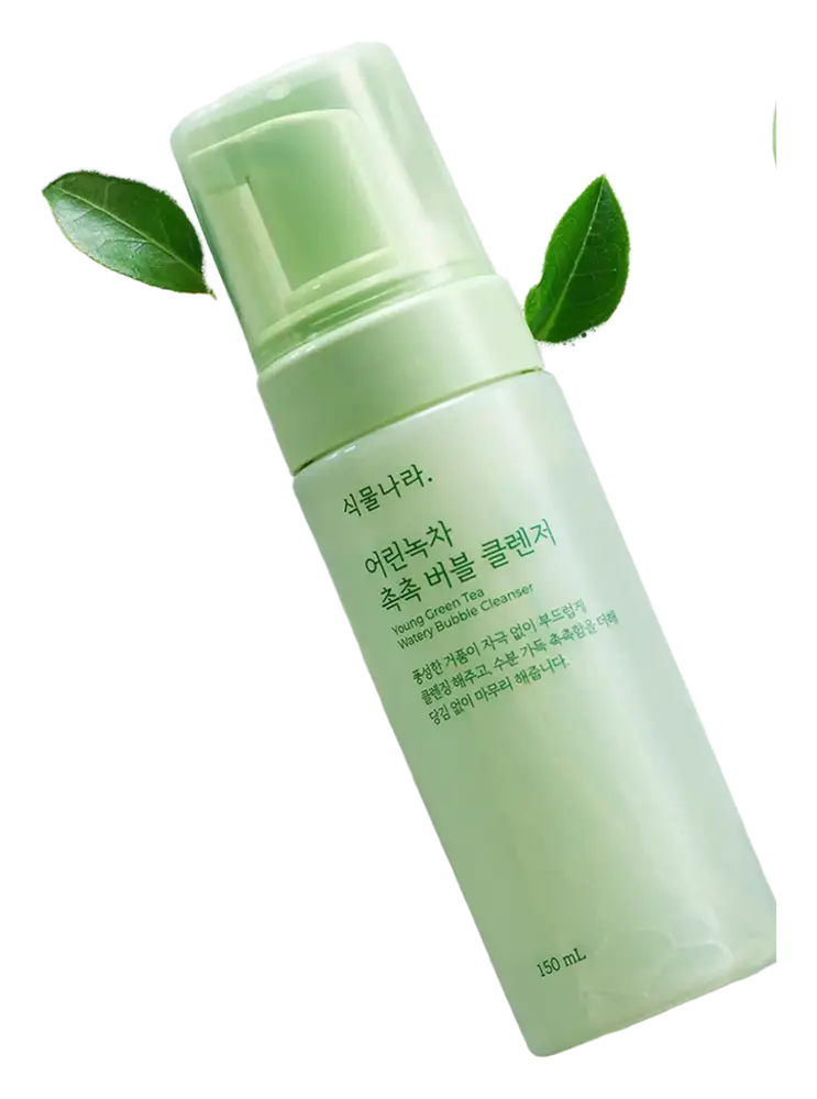 Shingmulnara Young Green Tea Watery Bubble Cleanser