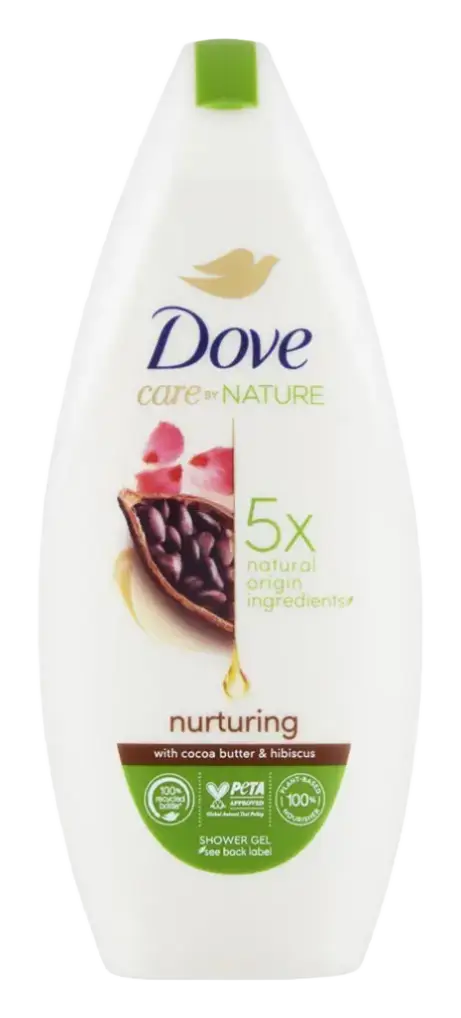 Dove Care By Nature Nurturing Cocoa Butter & Hibiscus Shower Gel