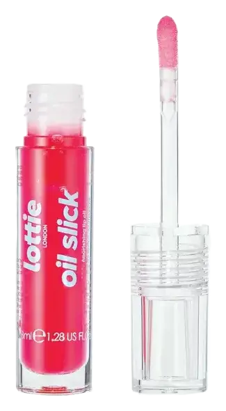 Lottie London Oil Slick Vegan Lip Oil Strawberry Dreams