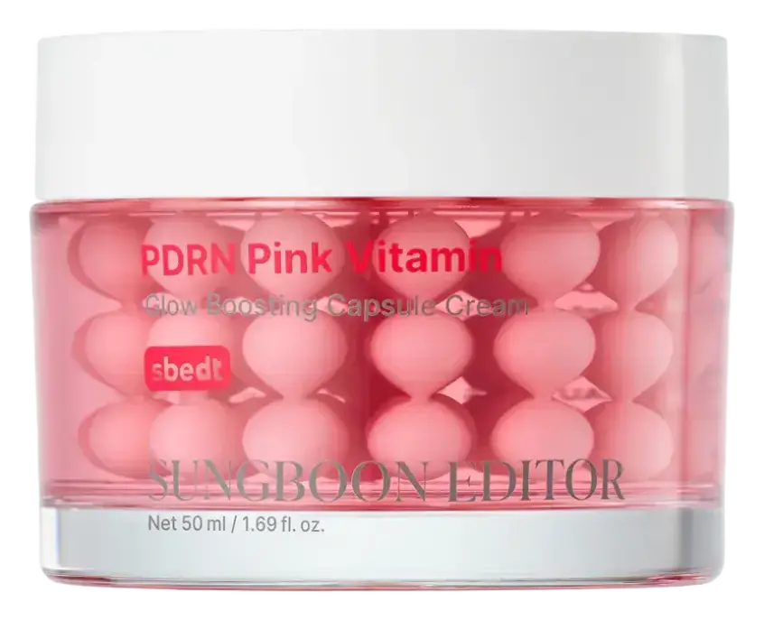 Sungboon Editor PDRN Pink Vitamin Glow Boosting Capsule Cream