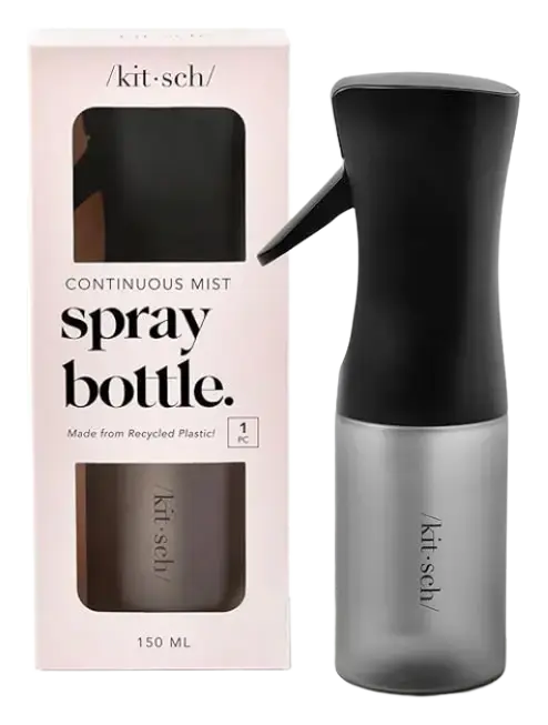 Kitsch Continuous Mist Spray Bottle Black