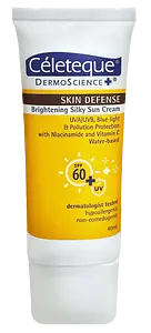 Celeteque Skin Defense Brightening Silky Sun Cream SPF 60+