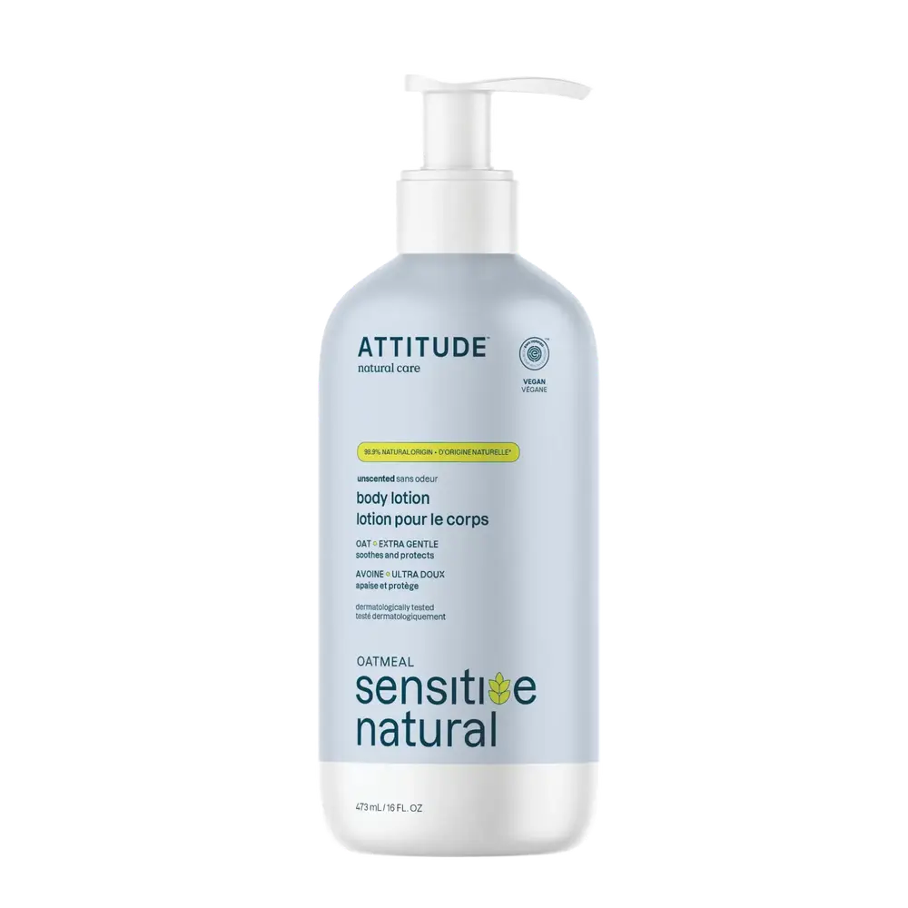 ATTITUDE Oatmeal Sensitive Natural Body Lotion Unscented