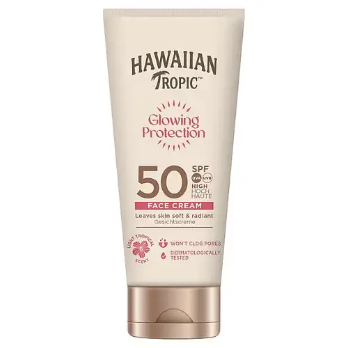 Hawaiian Tropic Glowing Protection Face Cream SPF 50 UK