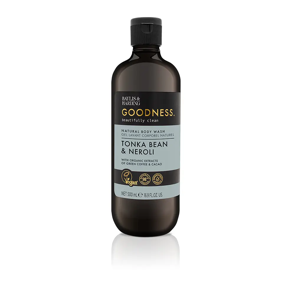 Baylis & Harding Goodness Natural Body Wash Tonka Bean and Neroli