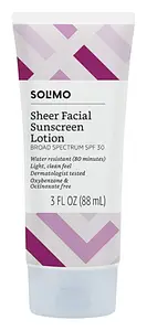 Solimo Sheer Facial Sunscreen Lotion SPF 30