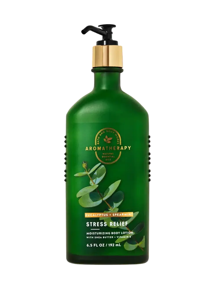 Bath & Body Works Aromatherapy Moisturizing Body Lotion Eucalyptus + Spearmint (Stress Relief)