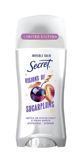 Secret Invisible Solid Antiperspirant Deodorant Visions of Sugarplums (Limited Edition)