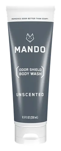 Mando Odor Shield Acidified Body Wash Unscented