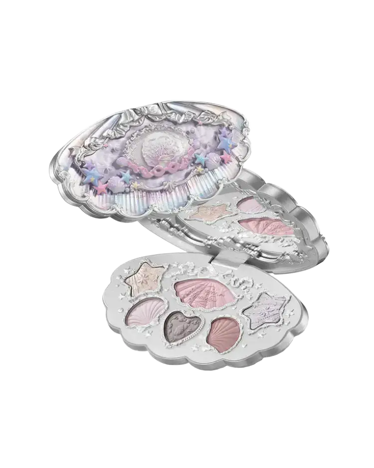 Flower Knows Shell's Jewel 6-Color Makeup Palette 01 Moonlight Pearl