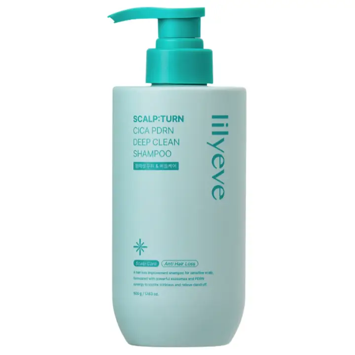 Lilyeve Scalp:Turn Cica PDRN Deep Clean Shampoo
