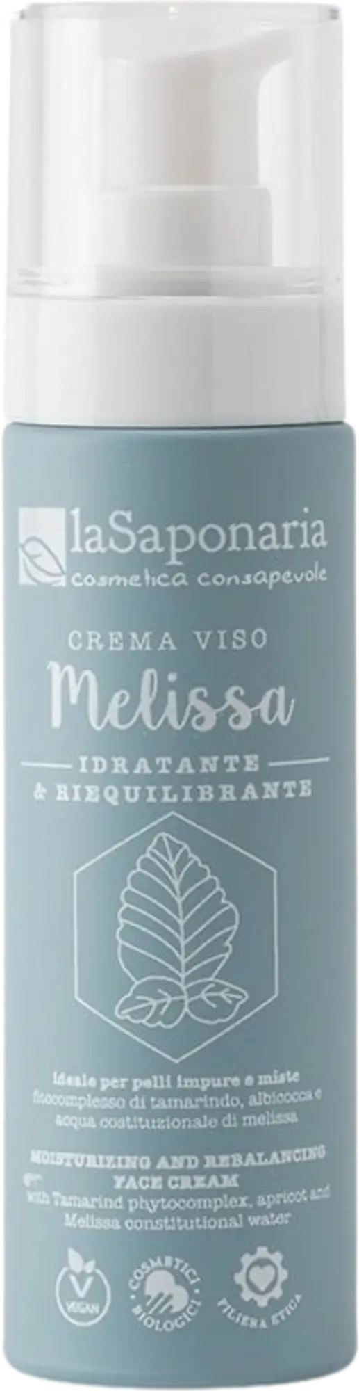 La Saponaria Melissa Crema Viso Idratante