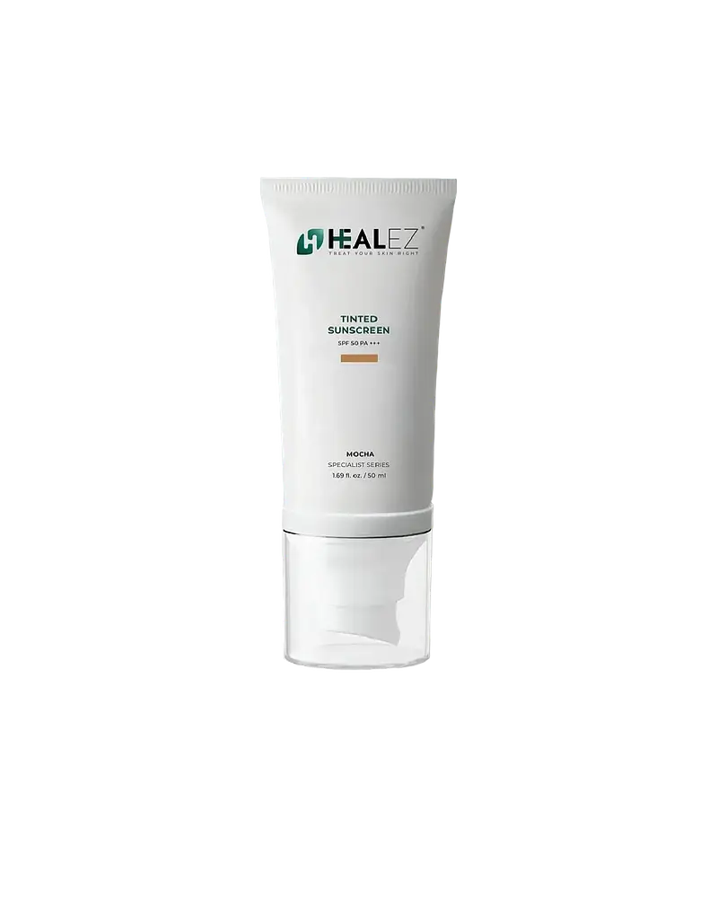 Healez Beauty Tinted Sunscreen SPF 50 Mocha