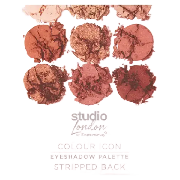 Superdrug Studio London Colour Icon Eyeshadow Palette Stripped Back