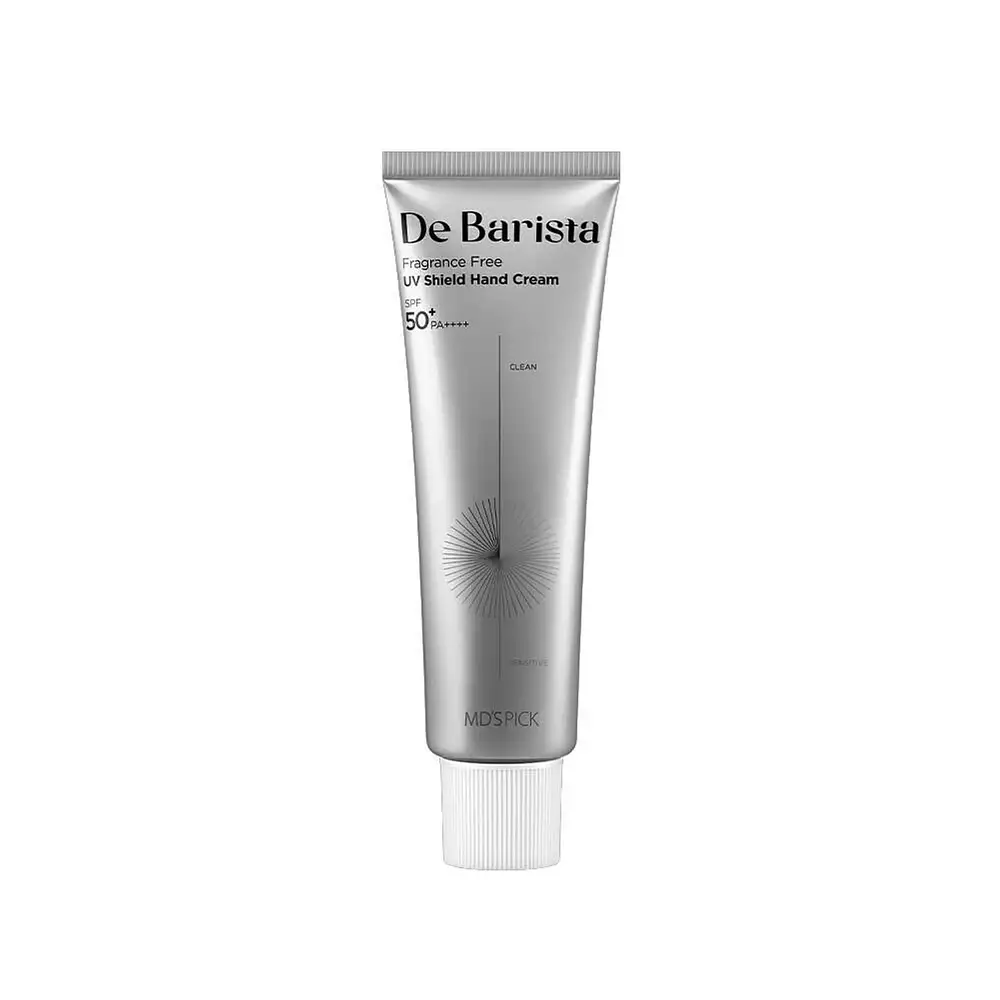 MD’s Pick De Barista Fragrance Free UV Shield Hand Cream SPF 50+