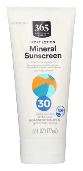 365 Everyday Value Mineral Sport Sunscreen Lotion SPF 30