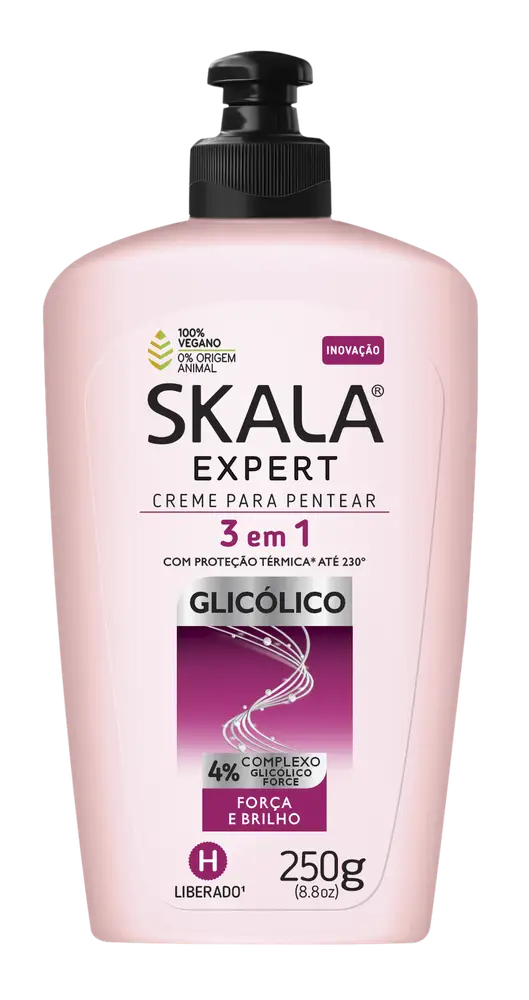 Skala Expert Glicólico Creme Para Pentear 3Em1
