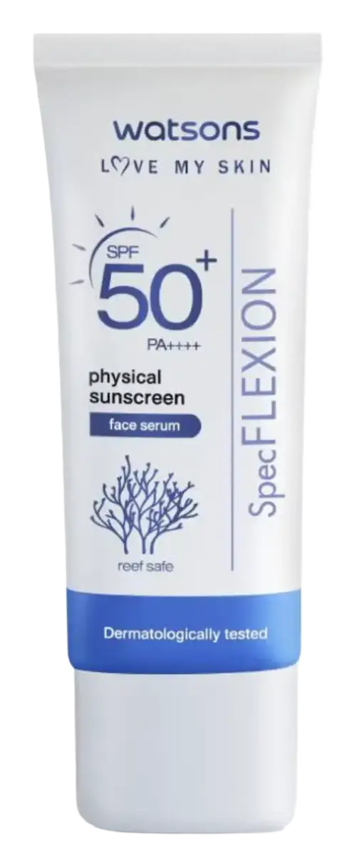Watsons Physical Sunscreen Face Serum SPF50+ PA++++