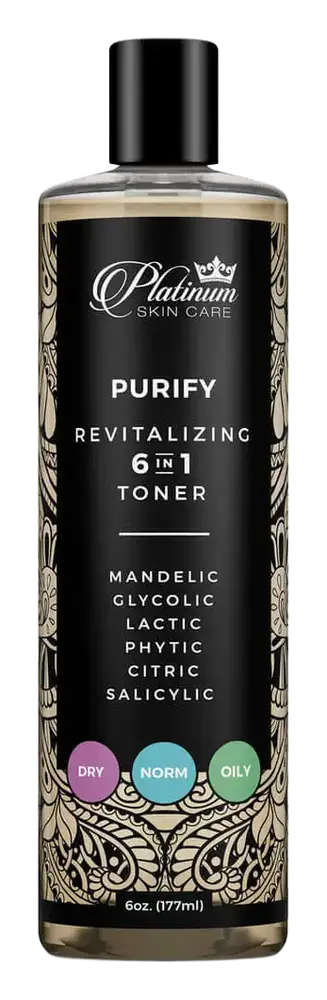 Platinum Skincare Purify Revitalizing 6 in 1 Toner