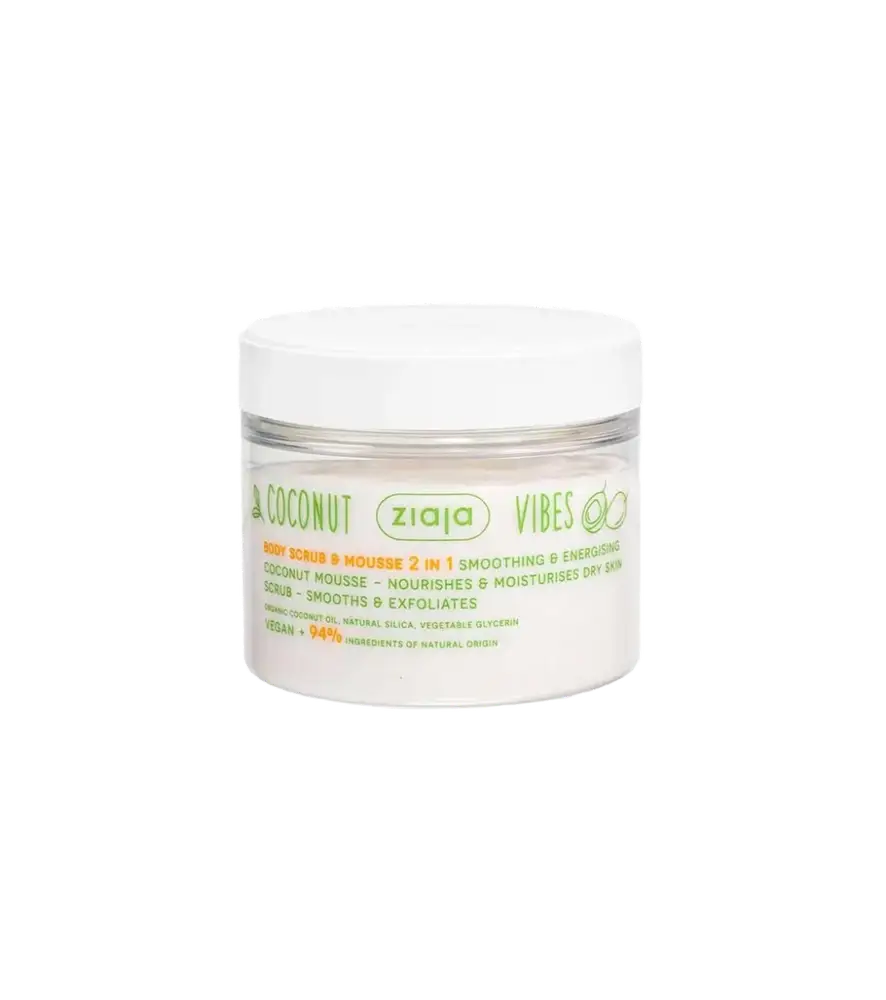 Ziaja Body Scrub & Mousse 2 In 1 Coconut & Orange Vibes