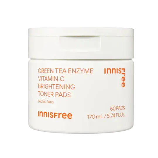 innisfree Green Tea Enzyme Vitamin C Brightening Toner Pads