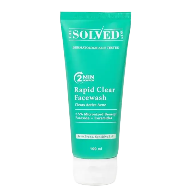The Solved Skin Rapid Clear Facewash