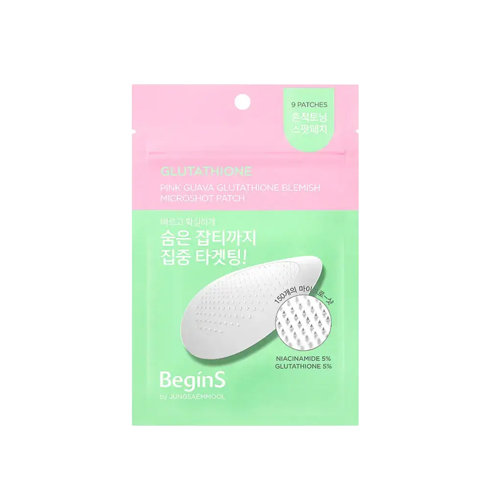 BeginS Pink Guava Glutathione Blemish Microshot Patch