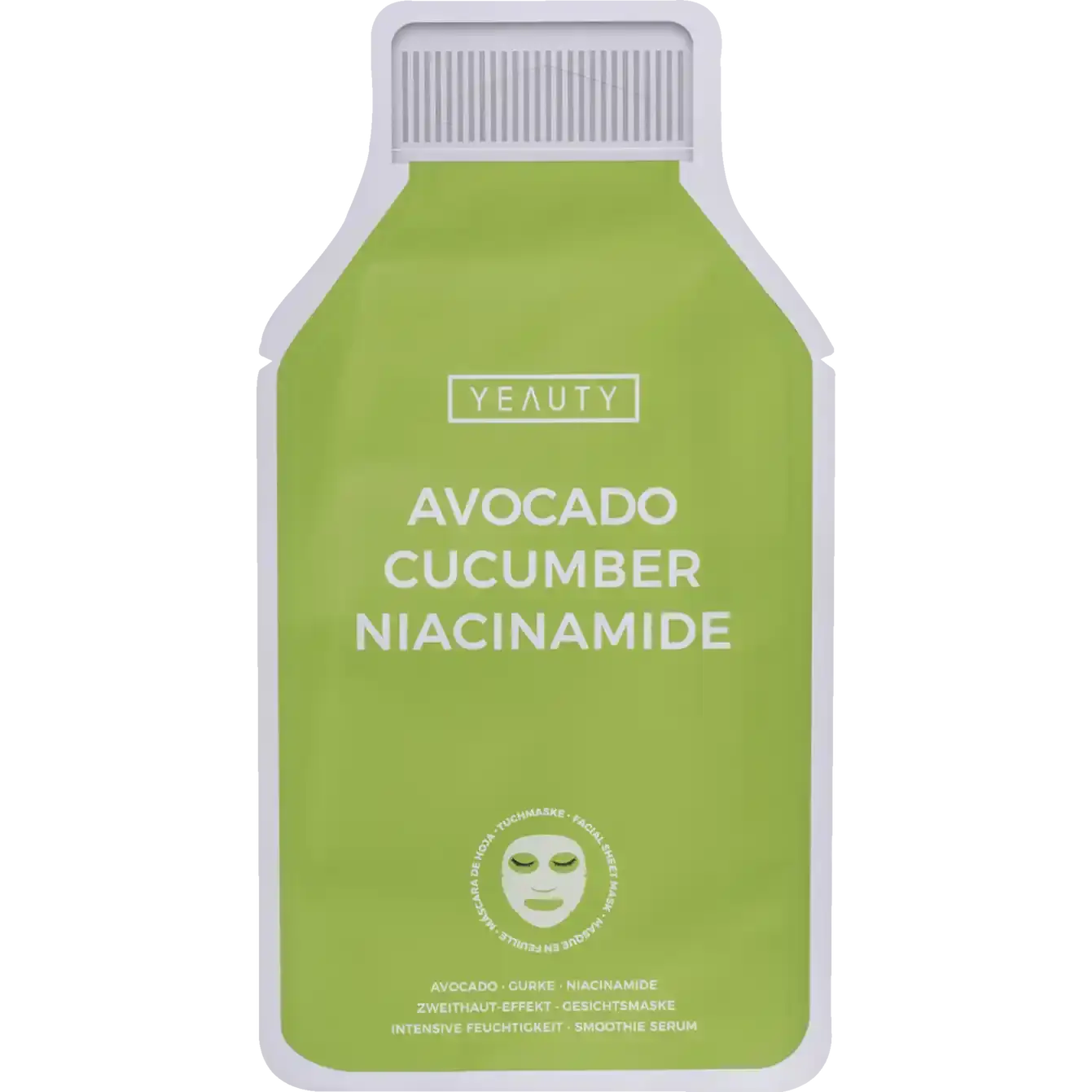 Yeauty Smoothie  Sheet Mask Avocado & Cucumber & Niacinamide