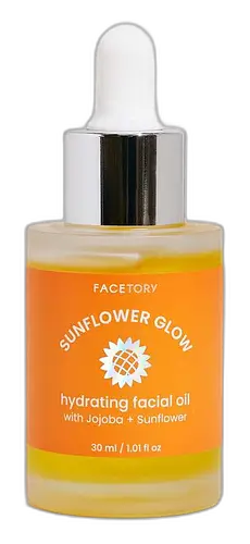 Facetory Sunflower Glow Hydrating Facial Oil with Jojoba Oil