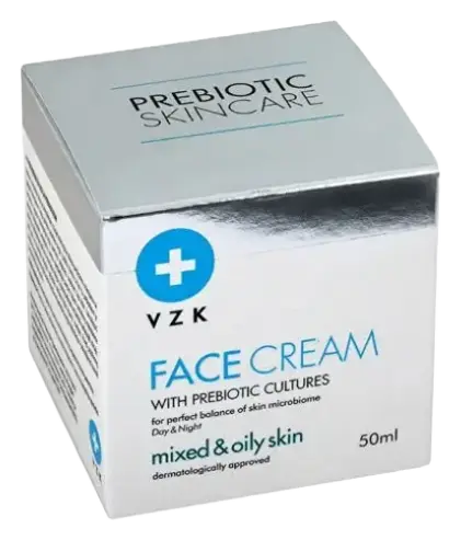 VZK Prebiotic Face Cream for Oily and Combination Skin