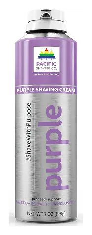 Pacific Shaving Company Colorful Shaving Cream Purple