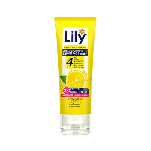 Lily 4 In 1 Action Face Wash Lemon