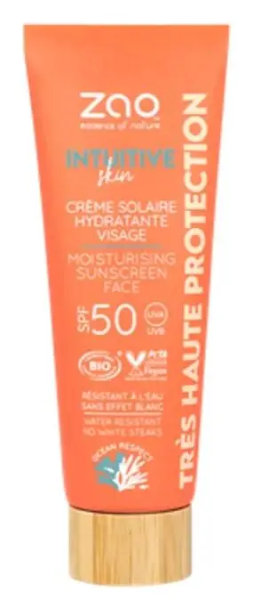 Zao Moisturising Sunscreen Face SPF 50