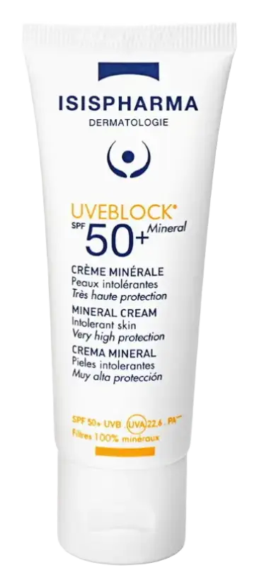 Isispharma Uveblock SPF 50+ Mineral Cream Invisible