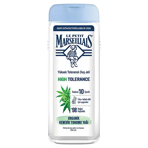 Le Petit Marseillais High Tolerance Moisturizing Shower Gel Organic Hemp