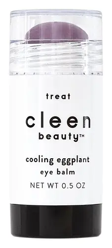 cleen beauty Cooling Eye Balm with Eggplant & Coffee Oil