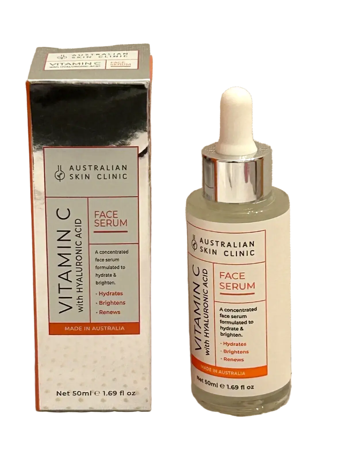 Australian Skin Clinic Vitamin C With Hyaluronic Acid Face Serum