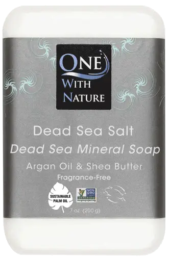 One With Nature Dead Sea Mineral Soap Dead Sea Salt