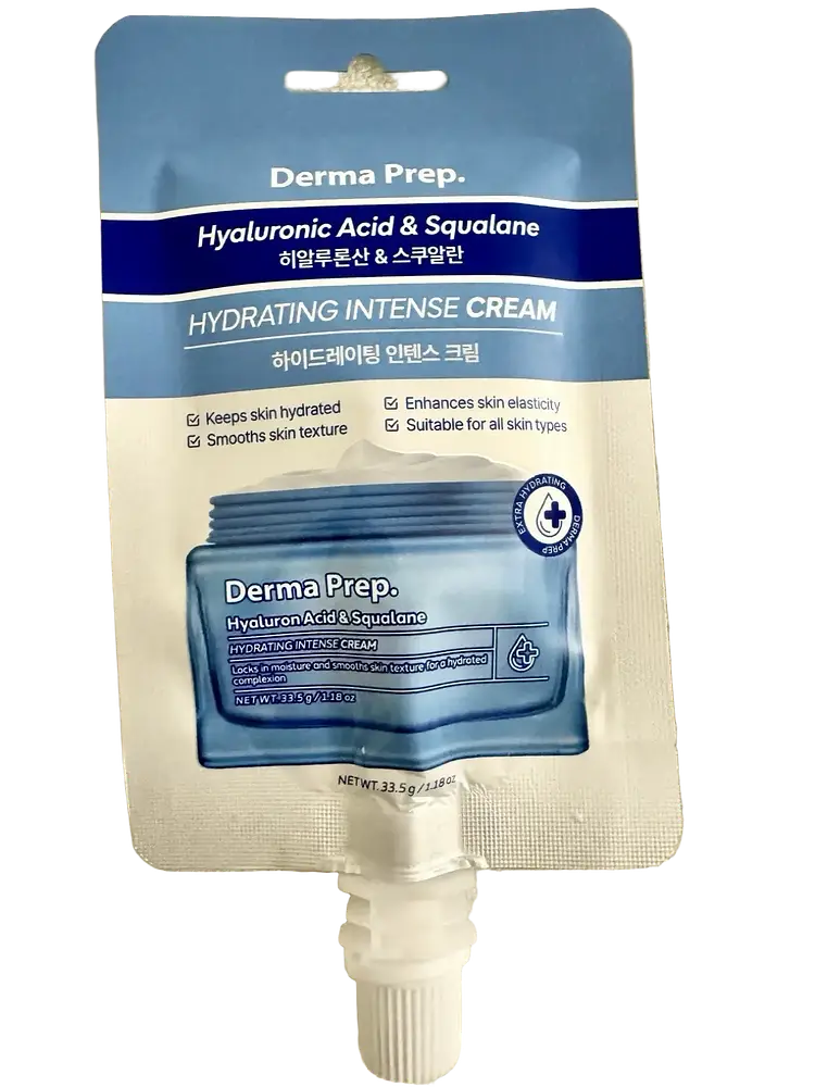 Derma Prep. Hyaluronic Acid & Squalane Hydrating Intense Cream