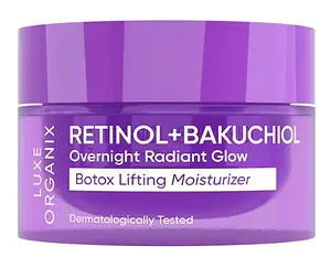 Luxe Organix Retinol + Bakuchiol Overnight Radiant Glow Botox Lifting Moisturizer