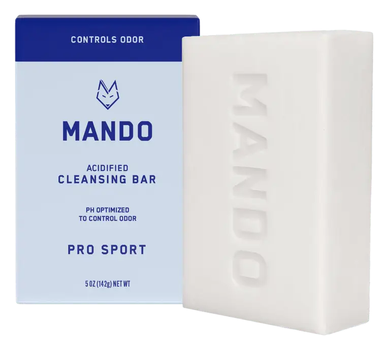 Mando 4-In-1 Acidified Cleansing Bar Pro Sport