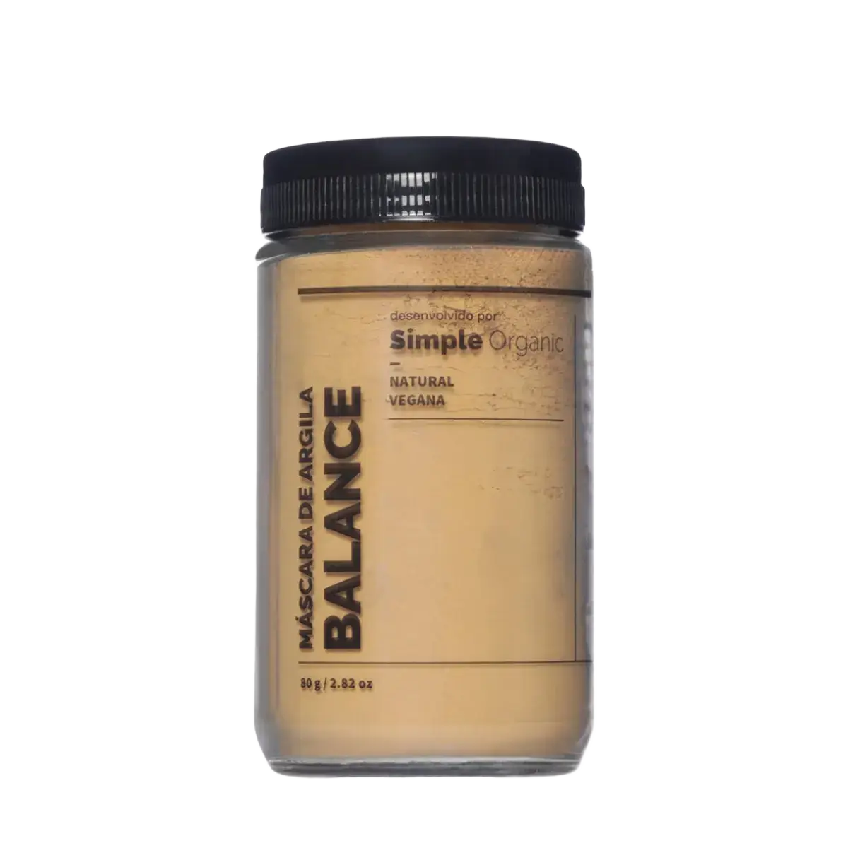 Simple Organic Máscara De Argila Balance