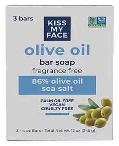 Kiss My Face Olive Oil Bar Soap Fragrance Free